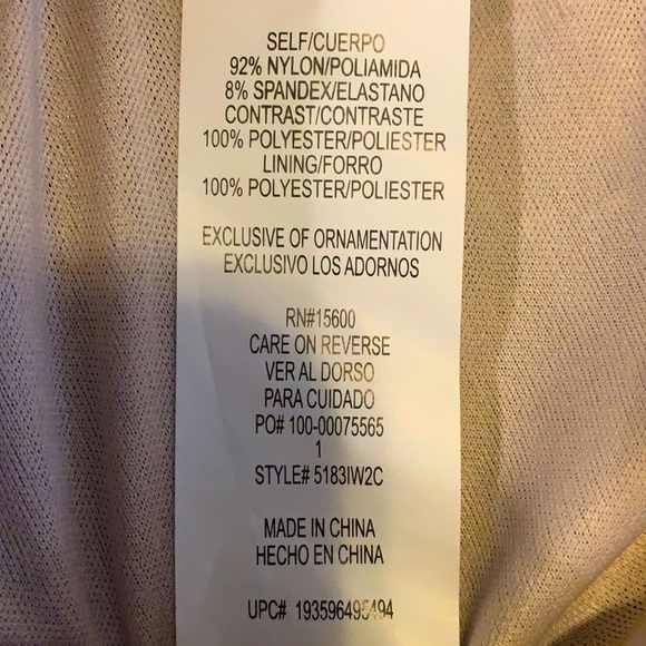 NWT My Michelle Burgundy Laced Dress…Juniors sized 1 - Picture 9 of 10